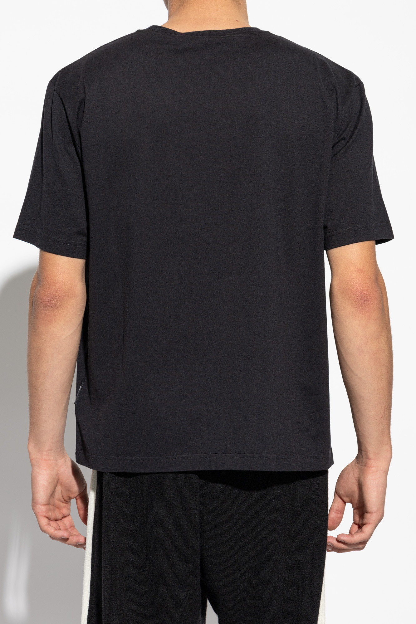 Black T-shirt with logo Palm Angels - Vitkac Italy